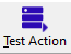 Test Action toolbar button